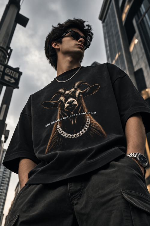 WAYBORN GOAT EDITION Oversized Tee
