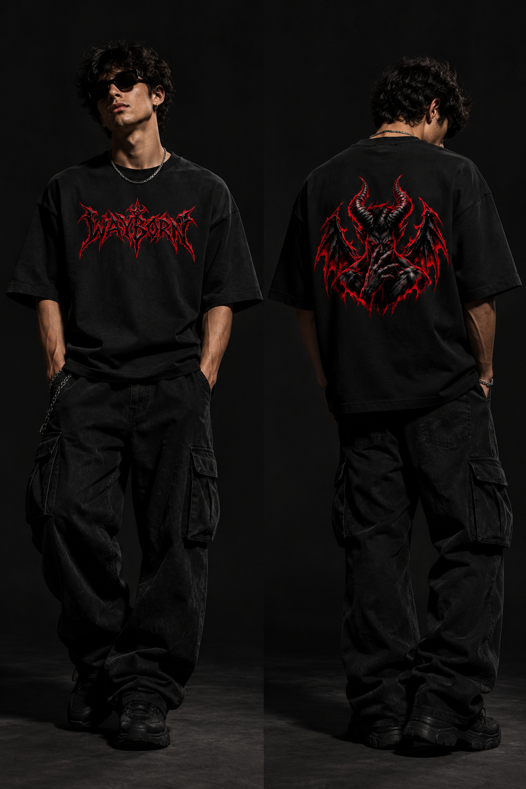 WAYBORN BLOODWING Oversized Tee