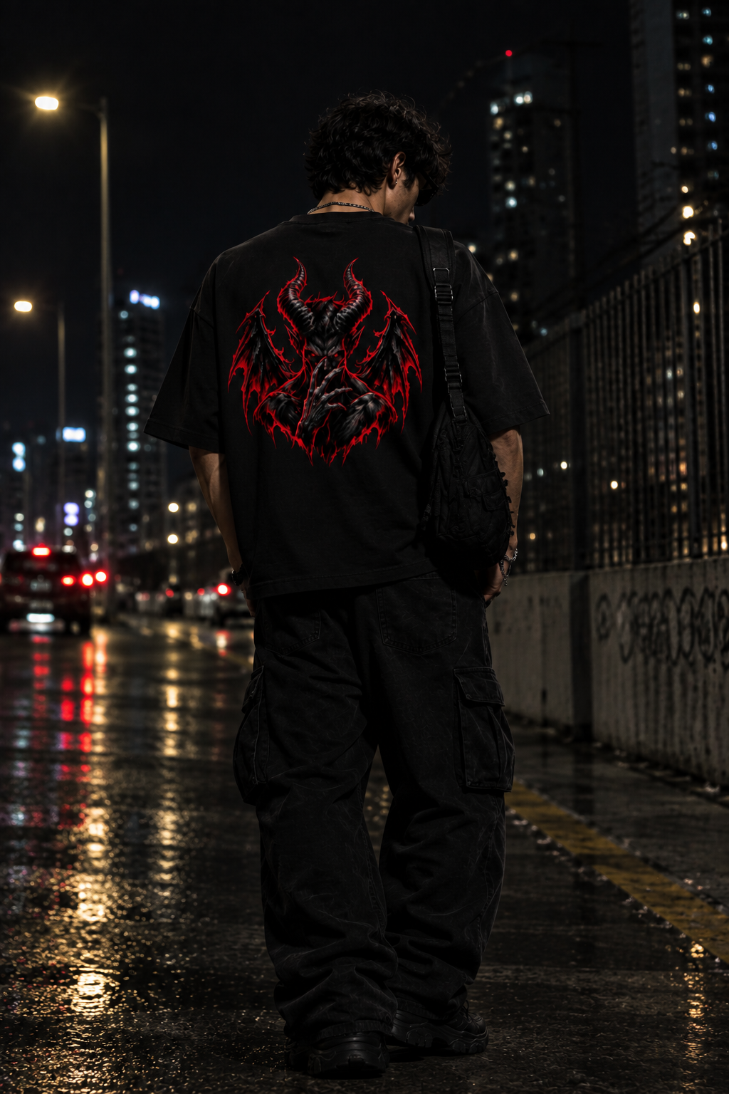 WAYBORN BLOODWING Oversized Tee