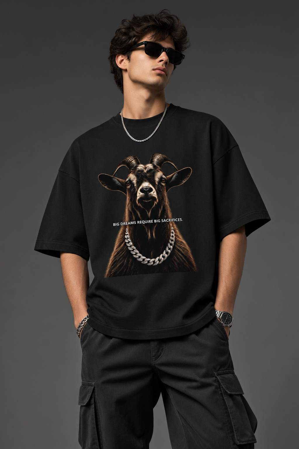 WAYBORN GOAT EDITION Oversized Tee