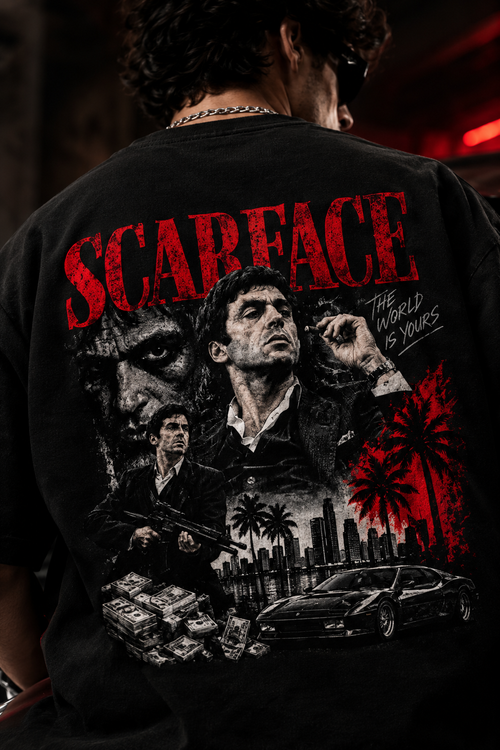 WAYBORN SCARFACE Oversized Tee