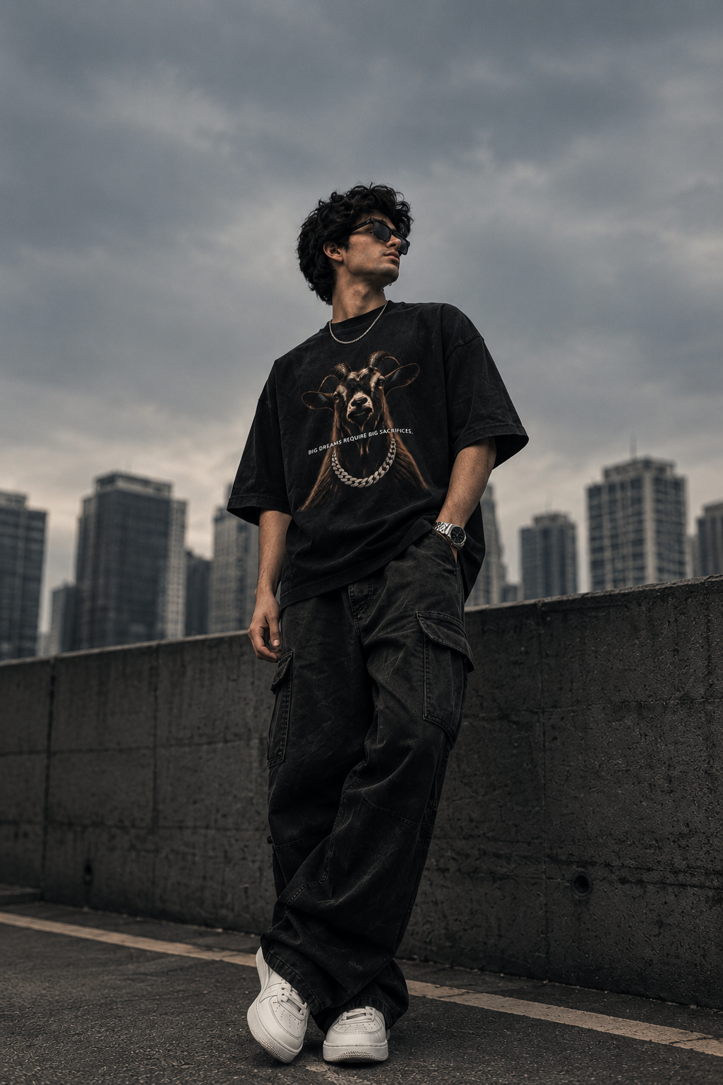 WAYBORN GOAT EDITION Oversized Tee